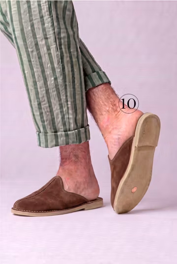 Men Handmade Leather Barefoot Sandals – Minimalist Grounding Summer Footwear