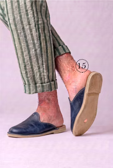 Men Handmade Leather Barefoot Sandals – Minimalist Grounding Summer Footwear