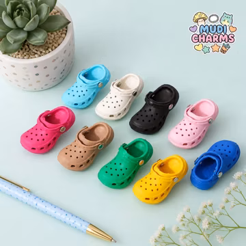 3D Mini Shoes PVC Shoe Charms for Crocs Clogs Sandals Cute Sneaker Shape Shoe Accessories Kids Women DIY Beach Bag Decorations