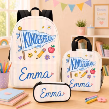Personalized Kids Backpack, Kindergarten Backpack, Back to School Gifts, Backpack Set 2026, Back To School, Daycare Bag, Pre School