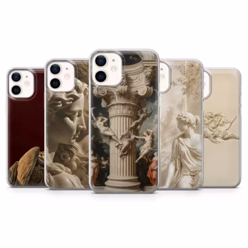 Greek Statue Sculpture Classical Art Phone Case, Elegant Print