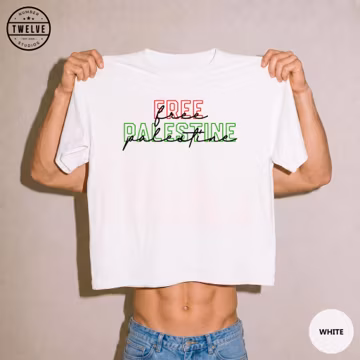 Free Palestine Shirt, Stand With Gaza Tee, Palestine Flag Gift For Her, Peaceful Protest Graphic Tee, Equality And Human Rights Shirt