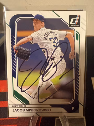 Jacob misiorowski autograph with cert