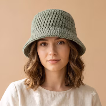 Crochet Bucket Hat Pattern PDF, Summer Hat PDF, Handmade Fashion Accessory, Beginner Friendly, Instant Download
