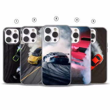 Auto Sport Phone Case Drift Car Cover for iPhone 17Pro, 16, 15, 14, 13, 12, Samsung S26, S25, S24, S23, A17, A57, A37, Pixel 10, 9