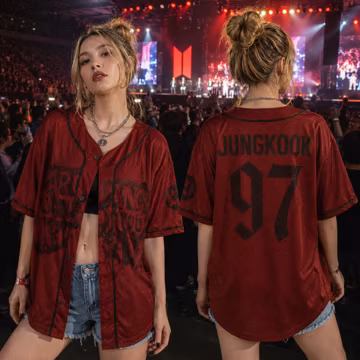 BTS Arirang Tour Baseball Jersey, Personalized Kpop Concert Jersey, Custom Name Number Fan Shirt, Music Tour Outfit