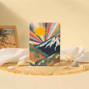Retro Mount Fuji Kindle Case Kindle Paperwhite Case Kindle 12/11/10th Case Paperwhite 12/11th Kindle Paperwhite Cover Kobo Clara Case
