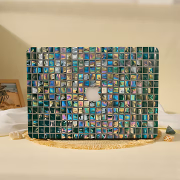 Iridescent Tile MacBook Case for MacBook Air 11 Air 13/15 M1/M2 MacBook Pro 13/14/16 Air 13 A3240 Air 15 A3241 MacBook Neo 2026 M5