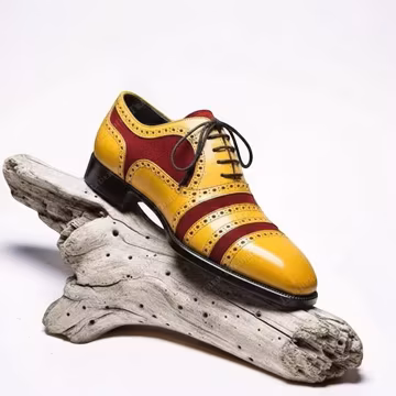 Men's Genuine Leather Brogue Shoes – Premium Cowhide, Wingtip Design, Elegant and Classic Style, Comfortable Dress Shoes for Men
