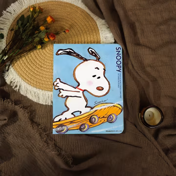 Skateboarding Snoopy,iPad Case with Pencil Holder For iPad 10.9" 10.2" 11",iPad 10/9/8/7th ,Air 6/7 A16 2026/25,Mini 4/5/6/7,Pro 2024/2025
