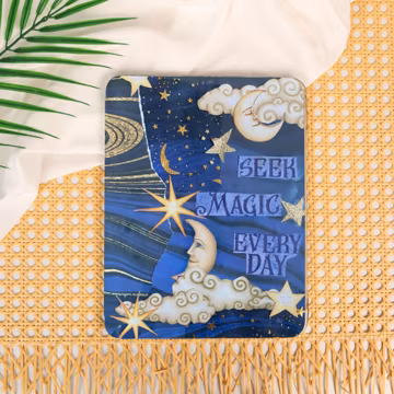 Seek Magic Collage iPad Case with Pencil Slot For Air 8/7 A16 2026/2025,iPad Pro 13/11/12.9 ,iPad 10/9/8/7 Case,iPad Mini 5/6/7 Case,Gift