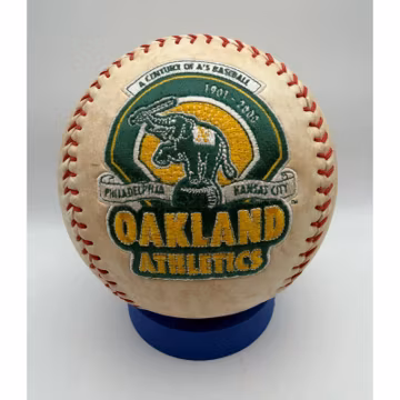 Oakland Athletics Fotoball Jumbo Baseball 1901-2000 Century A's Limited Edition
