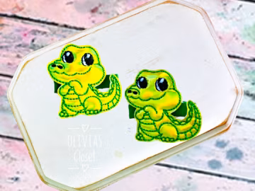 Alligator hair clip
