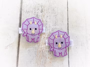 Dinosaur Hair Clip
