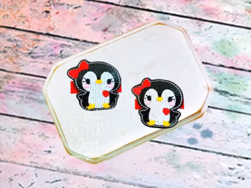 Penguin hair clip