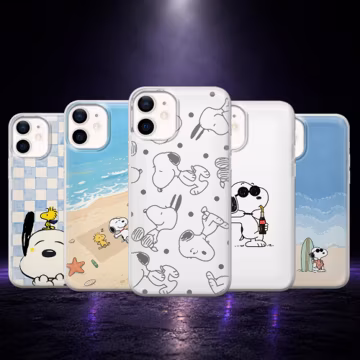 Snoopy Phone Case Woodstock Peanuts Cover for iPhone 17Pro, 16, 15, 14, 13, 12, Samsung S26, S25, S24, S23, A17, A57, A37 Pixel 10, 9