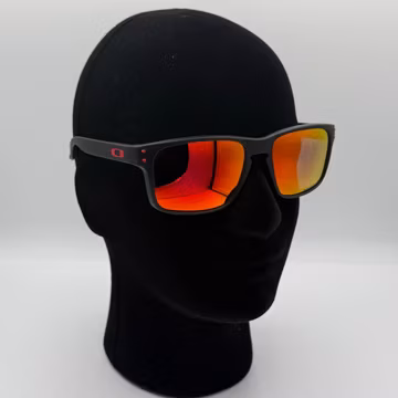 Oakley Holbrook OO9102 Matte Black Prizm Ruby Polarized Sunglasses 57mm
