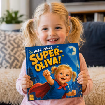 Personalized Superhero Story Book Custom Photo Name Kid Hero Adventure Keepsake Memory Book Gift