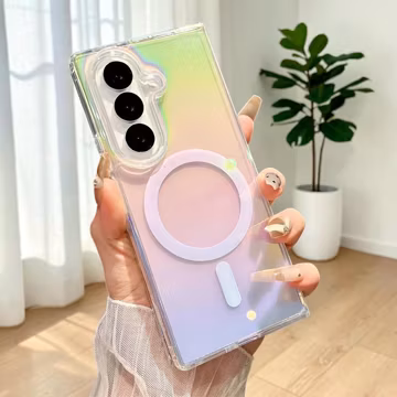 Aurora Rainbow Laser MagSafe Case for Samsung Galaxy Z Fold/Flip – Shockproof Cover