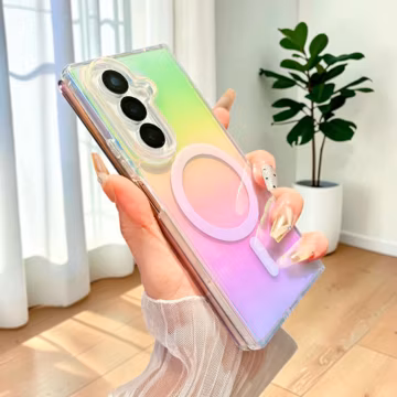 Aurora Rainbow MagSafe Case for Samsung Galaxy Z Fold/Flip – Shockproof Cover