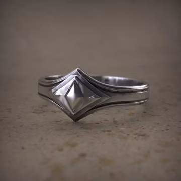 Dwarven-Inspired 925 Silver Ring, Handmade Fantasy Jewelry, Unique Artisan Design, Perfect Gift for RPG Gamers, Fans & Mythology Lovers