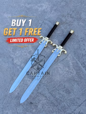 Handmade He-Man Sword Replica – 1987 Movie-Inspired Cosplay Sword with Leather Sheath – Carbon Steel Collectible