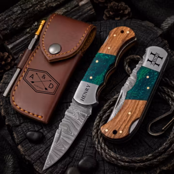 Custom Wedding Anniversary Couples Gift, Personalized Engraved Pocket Knife, Anniversary Gift for Husband, Custom Knife for Him
