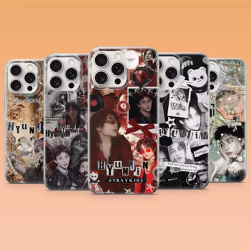 Hyunjin Phone Case Painter Idol Dark Aesthetic Cover for iPhone 17 16 15 14 13 Samsung S26Ultra S25 S24 S23FE A56 A17 A16 Pixel 10 9Pro
