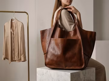 Leather Hobo Tote Bag, Oversized Tote Bag, Shopping Tote, Leather Carryall Bag, Shoulder Tote Bag, Large Hobo Bag, Leather Shopping Bag