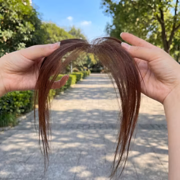 Human Hair Topper | Seamless Frontal Coverage Piece (2x12cm)