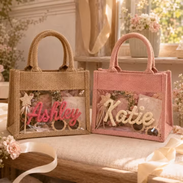 Personalized Bridesmaid Gift Set,Bridesmaid Gift,Custom Name Tote Bag,Bridesmaid Bags,Beach Bag Gift,Bridal Party Gift Set,Thank You Bag