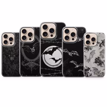 Bat Phone Case Gothic Cover for iPhone 17 Pro Max, 16e, 15, 14, 13 & Samsung S26 Ultra, S25 FE, A57, A56, Pixel 10, 9A