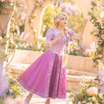 Rapunzel Inspired Cosplay Costume - Complete Princess Anime Outfit for Expo Events