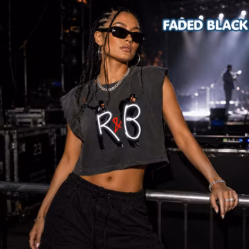 R&B Tour Inspired Muscle Tee, 90s RnB Tour Inspired Crop Top, Retro Concert Graphic Shirt, Music Lover Gift, R and B Shirt, RnB Tour Shirt
