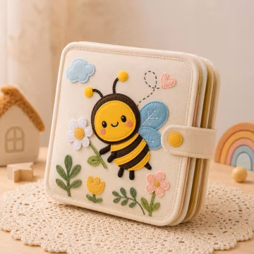 Montessori Animal Quiet Book | Soft Felt Sensory Book for Toddlers (Ages 1-4)