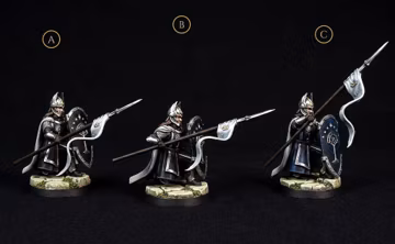 Ranger Spearman Miniature 28mm Resin - West Starward, Men of the West | Dandelion in Middle Earth | Epic Fantasy | DnD | Unpainted