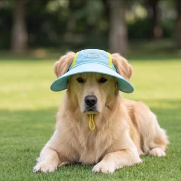 Dog Sun Hat with Visor – Breathable UV Protection for Medium Large Dogs