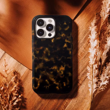 Classic Tortoiseshel Aestheticl Phone Case Elegant Retro Amber Brown Trendy Phone Cover,Animal Print Phone Cases For iPhone 17 16 15 14 13