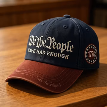 Funny Political Statement We The People Have Had Enough Text Graphic Cap Lightweight Breathable Summer Sun Protection Visor For Hiking