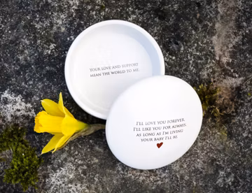 Mother of the Bride Gift, 'As Long as I'm Living Your Baby I'll Be', Keepsake Box, Wedding Day