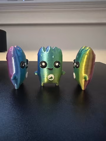 Holofoil Sprite Keychains β Custom Gamer Backpack Buddies 3D Printed