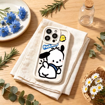 Pacha Dog 3D Silicone Phone Case, Cute Cartoon Pet Cover, Soft Shockproof Protective Case for iPhone 17 16 15 14 13