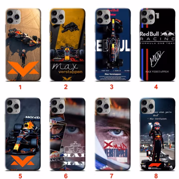 F1 Driver Max Verstappen iPhone 3D Case, Personalized iPhone Cover, Custom Phone Protector Shockproof, Gift for Him or Her #C