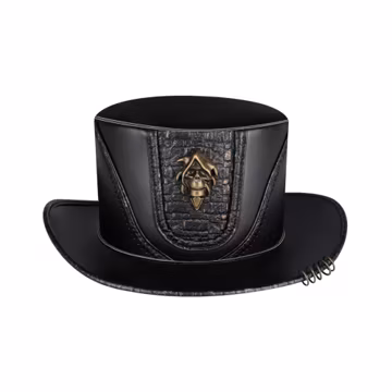Plague Doctor Hat , Handmade Medieval Hat -Top Hat, Vampire Hunter hat ,Steampunk Hat