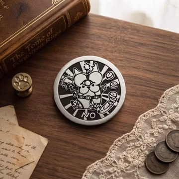 The Legend of Zelda Decision Coin | Korok & Link Themed Metal Token | Gaming Fan Gift