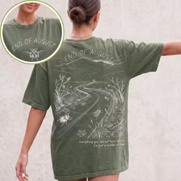 Sad Bug Summer Shirt, End Of August, Divide Tour 2026, Nature Graphic, Folk Music Lover Gift