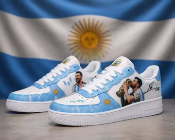 Custom Argentina Soccer Shoes, Gift For Soccer Fans
