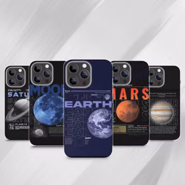 Space Planet Phone Case, Astronomy Phone Cover For iPhone, Samsung, Pixel