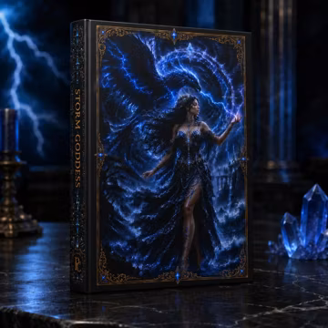 Storm Goddess Hardcover Journal | Gothic Fantasy Notebook