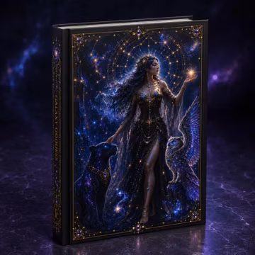 Galaxy Goddess Journal | Hardcover Journal with Starry Galaxy Artwork
